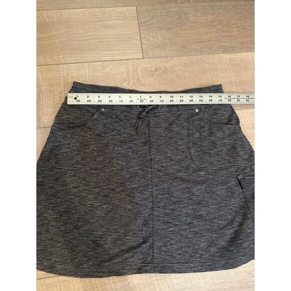 Kühl Womens Stretchy Gray Skort With Built-In Shorts & Pockets Size M - Picture 3 of 7